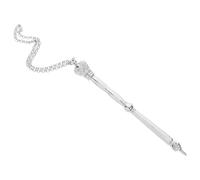 iplusmile Strumenti Indicatore delle Scritture Puntatore per La Lettura delle Scritture Mitzvah Puntatore a Mano Accessori per La Lettura Dito Silver Lega di Zinco