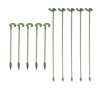 iplusmile Supporti per Fiori a Singolo Stelo 20 Pezzi, Anelli di Supporto per Orchidee a Farfalla, Sostegni Fissi per Piante in Vaso da Giardino, Resistenti e Naturali per Uso Domestico