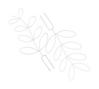 iplusmile Supporto che Protegge le Piante 2 Pezzi in Ferro Bianco per Piante Rampicanti Struttura Creativa e Favorisce la Crescita Sana per Giardino