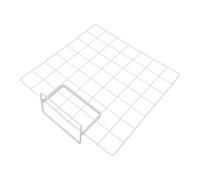 iplusmile Supporto in Ferro Bianco per Scrivania, Supporto Versatile e Minimalista per Esposizione Accessori e Facile Appendimento, per Mostrare Opere D'arte