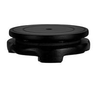 iplusmile Supporto Inferiore del Vaso Supporto per Il Display della pianta Piccolo Supporto per Piante Rotondo Porta Piante per Ufficio Porta Piante in Legno di Legno Black