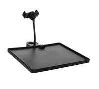 iplusmile Supporto Microfono con Vassoio Porta Scheda Audio e Porta Telefono Stand Tripode Multifunzionale per Streaming Live Materiale Plastica Resistente Compatibile con Supporti