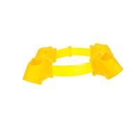 iplusmile Supporto per Alberi Giovane Anello Fissatore Antivento, Set 43 Tazze in Plastica Pp e Cinghia Regolabile da 0,8 M per Giardinaggio e Tutela Crescita Stabile
