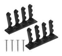 iplusmile Supporto per Arco da Parete in ABS 2 Pezzi con Viti Staffa di Stoccaggio per Arco e Dardi Espositore Muro Resistente per Conservazione ed Esposizione Decorativa