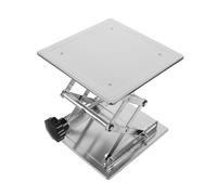 iplusmile Supporto Regolabile Manuale in Acciaio Inossidabile Piattaforma Sollevatrice Forbice per Laboratorio Tavolo Elevatore Compatto per Esperimenti di Precisione