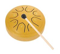 iplusmile Tamburo Lingua d Acciaio Piccolo e Portatile Strumento Percussione Manuale Con Bacchette Per Adulti e Principianti Creativo e Utile Per Rilassamento