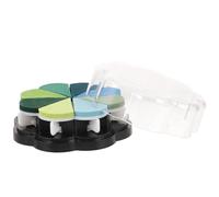 iplusmile Tampone di Inchiostro Colorato Versatile Forma a Goccia e Petali Staccabili per Journaling Fai da Te e Ufficio, per Dipingere su Carta