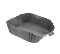 iplusmile Tappetino Silicone per Friggitrice Ad Aria Antiscivolo Riutilizzabile Protezione Antiaderente per Cottura Pane Patatine e Snack Materiale e Durevole Adatto Forno Microforato