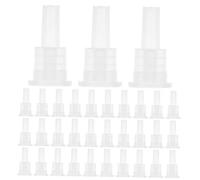 iplusmile Tappi per Bottiglie di Olio Aromatico Tappo Interno a Vite 18 Denti, Contagocce Apertura Lunga, Tappi di Chiusura in Alluminio per Flaconi di Profumo, Confezione da 150 Pezzi,