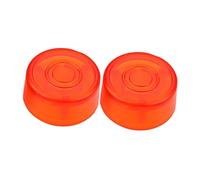 iplusmile Tappi Per Pulsanti Di Pedali Per Chitarra Elettrica, Copri-pedali in Plastica Resistente Arancione, Set Da 2 Per Protezione Ed Efficienza Dei Pedali Effetti
