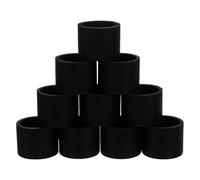 iplusmile Tappo Terminale in Silicone Diametro Interno 22,7mm Nero 25 Pezzi Cappuccio Protettivo Morbido Antiurto e Antiscivolo, per Bulloni e Hardware Plug, Ufficio e Riparazione