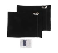 iplusmile Tasca Nascosta Cerniera da Cucire per Giacche e Cappotti, Inserto Interno Organizer per Portafoglio e Documenti, Custodia di Sicurezza Nera per Abbigliamento da Viaggio e Uso