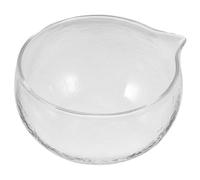 iplusmile Tazza da Tè in Vetro Trasparente Resistente Compatta e Portatile Ciotola Multifunzione per Cerimonia del Tè Adatta per Uso Quotidiano e Collezione