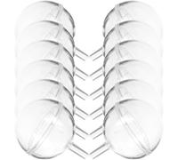 iplusmile Tazze di Palline di Cioccolato Trasparenti in Plastica Set da 100 Pezzi Porta Caramelle e Supporto per Bouquet di Dolci Confezione Regalo per Decorazioni Fai-da-Te e Dolciumi