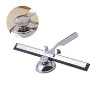 iplusmile Tergicristallo Finestra Acciaio con Ventosa e Gomma Flessibile Doppia Faccia per Bagno Doccia Auto Cucina Installazione Pulizia e Stabile