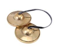 iplusmile Tibetano in Ottone per Meditazione Buddhista Strumento Percussione Religioso Piccolo e Leggero con Suono per Cerimonie Spirituali