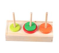 iplusmile Torre in Legno Colorati Educativo Impilamento per Sviluppo e Coordinazione Torre Accatastamento e Robusta per Ragazzi