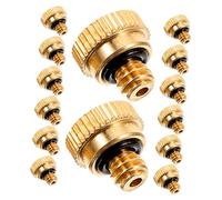 iplusmile Ugelli Nebulizzatori in Ottone Senza Piombo per Impianto di Raffreddamento Esterno Antigoccia e Risparmio Idrico per Serra e Controllo Polvere