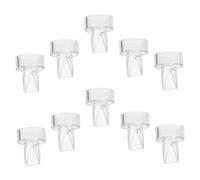 iplusmile Valvole a Becco D'anatra per Tiralatte Manuale, Accessori Valvole di Non Ritorno in Silicone, Set da 10 Pezzi per Allattamento Sicuro e Comfort Mamma