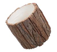 iplusmile Vaso di Legno Rustico per Piante, Stile Campagna, Colore Caffè
