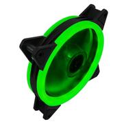 iplusmile Ventola di Raffreddamento Rgb Verde da 12cm per Case Computer LED Rgb Automatico e Funzionamento Silenzioso per Creare Un'atmosfera Estiva