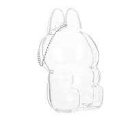 iplusmile Vetrina Per Statuette Custodia Protettiva Trasparente Per Esposizione Scatola Di Raccolta Per Modelli Supporto Per Opera d Arte Accessorio Per Collezione