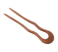 iplusmile Vintage Chinese Style U Shaped Hair Pins in Wood For With Anti-slip Function Suitable For Parties And Daily Wear
