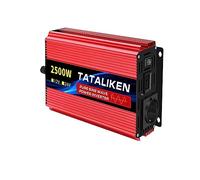 IPNDKBFL Convertitore di trasferimento DC12V AC220V 3500W 4500W Convertitore di trasferimento Adattatore di Ricarica Presa UE con Inverter sinusoidale Puro a LED(12V2500W 50HZ EU)