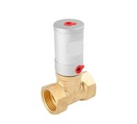 IPNDKBFL Elettrovalvola a Cilindro Pneumatico for Controllo Aria DN15/20/25/35/40/50 normalmente Chiusa pneumatica for valvole di intercettazione Acqua Olio Gas(DN25)