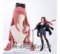 Ipnosi Mic Division Rap Battle DRB Ichijiku Kadenokoji Parrucche Cosplay Clip riccia lunga Coda di cavallo Capelli Pelucas Parrucca costume anime
