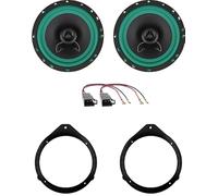 IPNOSIS Kit 2 Casse Anteriori o Posteriori IP-01165 per Audi A3 (04-12), A4 B6, B6 AVANT (01-05), B6 CABRIO (02-08), A4 B7, B7 AVANT (04-08) B7 CABRIO (02-08) + 2 Supporti + 2 Connettori