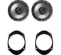 IPNOSIS Kit 2 Casse Axton AE165 Per Ford Fiesta 2001-2008, Focus 1998-2005, Fusion 2002-2008, Ka 1996-2008, Puma 2006 In Poi, Mondeo 1989-2007, Transit 1994-2006 Con 2 Supporti Anteriori
