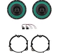 IPNOSIS Kit 2 Casse IP-01165 per Fiat Grande Punto 199 dal 2005 in poi, Fiat Fiorino, Fiat Qubo con 2 Supporti Posteriori, 2 Connettori