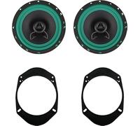 IPNOSIS Kit 2 Casse IP-01165 per Ford Fiesta dal 01 al 08,Focus dal 98 al 05,Fusion dal 02 al 08,KA dal 96 al 08,Puma dal 06 in poi,Mondeo dal 89 al 07,Transit dal 94 al 06 con 2 Supporti anteriori