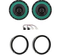 IPNOSIS Kit 2 Casse IP-01165 per Skoda Fabia dal 2007 al 2014, Octavia I dal 1996 al 2004, Octavia II dal 2004 al 2013; Octavia III dal 2012 al 2019 con 2 Supporti Anteriori, 2 Connettori