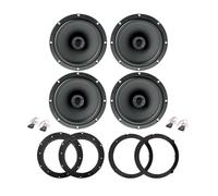 IPNOSIS Kit 4 Casse ACX 165 per VW Golf V da 165mm con 2 Supporti Anteriori, 2 Posteriori e 4 Connettori