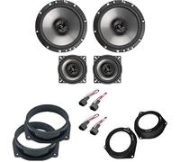 IPNOSIS Kit 4 Casse AXTON AE165 + AE100 per Fiat Bravo dal 2007 in poi con 2 Supporti Anteriori, 2 Supporti Posteriori e 4 Connettori