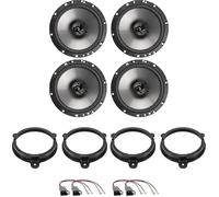 IPNOSIS Kit 4 Casse AXTON AE165 per Renault Clio IV dal 2012 al 2020, Clio V dal 2020 in poi, Scenic dal 2010 al 2021 + vedi altri modelli 2 Supporti Anteriori, 2 Supporti Post e 4 Conn