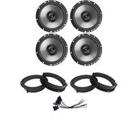 IPNOSIS Kit 4 Casse AXTON AE165 per VW Golf IV-V con 2 Supporti Anteriori, 2 Supporti Posteriori e 4 Connettori