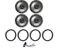 IPNOSIS Kit 4 Casse AXTON AE165 per VW Golf VI-VII, VW New Beetle fino al 2010, VW Polo dal 2009 in poi con 2 Supporti Anteriori, 2 Supporti Posteriori e 4 Connettori