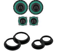 IPNOSIS Kit 4 Casse IP-01165 + IP-01100 per Mercedes cl.A/B dal 2005 al 2012 con 2 Supporti Anteriori, 2 Supporti Posteriori