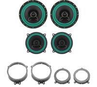 IPNOSIS Kit 4 casse IP-01165 + IP-01130 per Mercedes W203) dal 2001 al 2007 + 4 Supporti ant + post