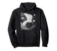 Ipnotico Badger Strani Occhi Gotico Strano Strano Spettrale Halloween Felpa con Cappuccio