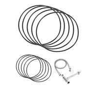 IPNSDON 10pcs Buna-N O-ring guarnizione per rubinetto riparazione guarnizione connettore nero