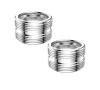 IPNSDON Adattatore per rubinetto da 2 pezzi da M22 a M22 per connettori per tubi maschi M22 e M22, filtro dell'acqua a risparmio idrico, adatto al rubinetto della cucina