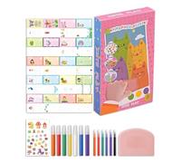 IPNSDON I PCS Scratch Art Kit di pittura per bambini arcobaleno, kit per pittura graffi per ragazze ragazzi arcobaleno graffio arte set di cartoline per bambini arcobaleno Scratch Painting Kit per