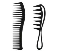 IPNSDON Pettine per capelli in confezione da 2, pettine a denti larghi, set di pettini per capelli, pettine per acconciature, strumento per lo styling per la cura quotidiana dei capelli