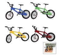 iPobie 4 Pezzi Bicicletta da Dito, Mini Bici della Barretta, Modello della Bicicletta per Bambini