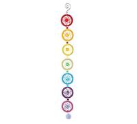 iPobie 7 Chakra Cattura Sogni Arcobaleno con Prismi di Cristallo per Finestra di Auto Decorazione Casa Murale Da Appendere