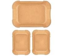 iPobie Carta da Forno per Friggitrice ad Aria,150 Pezzi Fogli per Friggitrice ad Aria,Vassoi Friggitrice ad Aria USA e Getta Carta Pergamena,100PCS 5.2L+ 50PCS 10.4L